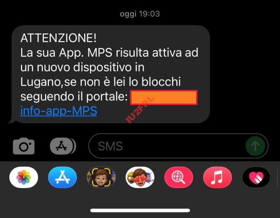 ATTENZIONE! La tua app MPS risulta attiva da un nuovo dispositivo!