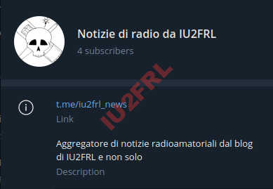 Notizie di radio da IU2FRL